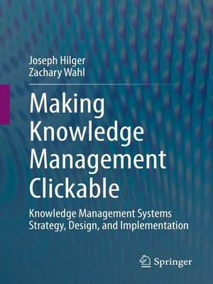 cover image of Making Knowledge Management Clickable